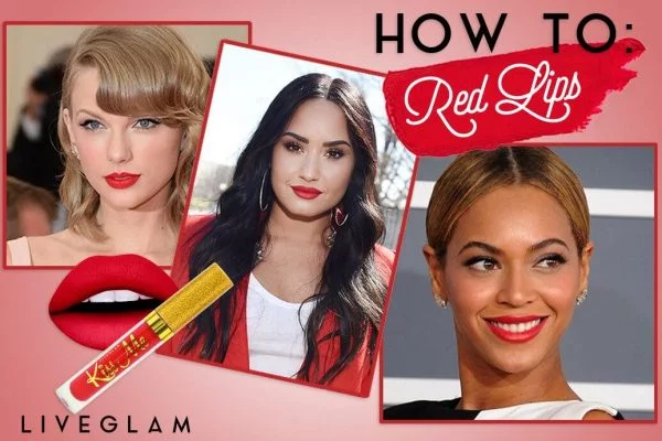 How to apply red lipstick